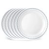Corelle Dinnerware- Lightweight Caspian Lace 10.25 Dinner Plates, 6-pack