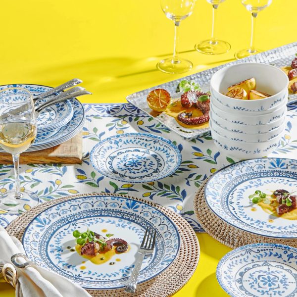 Corelle Dinnerware- Lightweight Portofino 18-piece Dinnerware Set, Service for 6