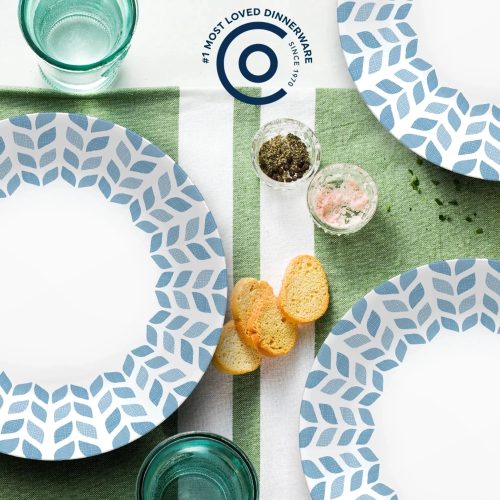 Corelle Dinnerware- Lightweight Global Collection Northern Pines 10.25 Dinner Plates, 6-pack