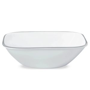 Corelle Dinnerware- Lightweight Square Amalie 6.5 Appetizer Plate