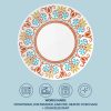 Corelle Dinnerware- Lightweight Global Collection Terracotta Dreams 10.25 Dinner Plate