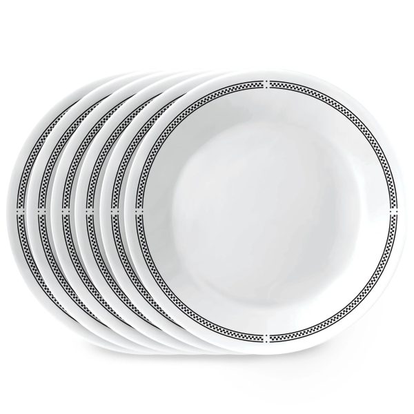 Corelle Dinnerware- Lightweight Brasserie 6.75 Appetizer Plate, 6-pack
