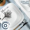 Corelle Dinnerware- Lightweight Timber Shadows 18-piece Dinnerware Set, Service for 6
