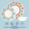 Corelle Dinnerware- Lightweight Global Collection Terracotta Dreams 12-piece Dinnerware Set, Service for 4