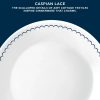 Corelle Dinnerware- Lightweight Caspian Lace 8.5 Salad Plate