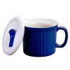 Corelle Dinnerware- Lightweight 20-ounce Blue Meal Mug? with Vented Lid Corelle Dinnerware- Lightweight 20-ounce Blue Meal Mug® with Vented Lid