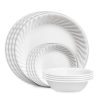 Corelle Dinnerware- Lightweight Enhancements 12-piece Dinnerware Set, Service for 4