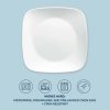 Corelle Dinnerware- Lightweight Boutique Vivid White 8-piece Dinnerware Set, Service for 4