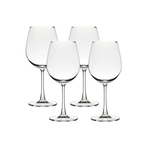 Corelle Dinnerware- Lightweight Matera Red Wine Glasses (4-Pieces), 20-ounce, dishwasher safe