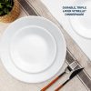 Corelle Dinnerware- Lightweight Winter Frost White 16-piece Mugless Dinnerware Set, Service for 4