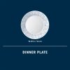 Corelle Dinnerware- Lightweight Botanical Stripes 10.25 Dinner Plate