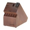 Corelle Dinnerware- Lightweight Signature Edge Walnut 13-piece Knife Block Set Corelle Dinnerware- Lightweight Signature Edge Walnut 13-piece Knife Block Set