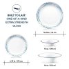 Corelle Dinnerware- Lightweight Ocean Blues 16-piece Mugless Dinnerware Set, Service of 4