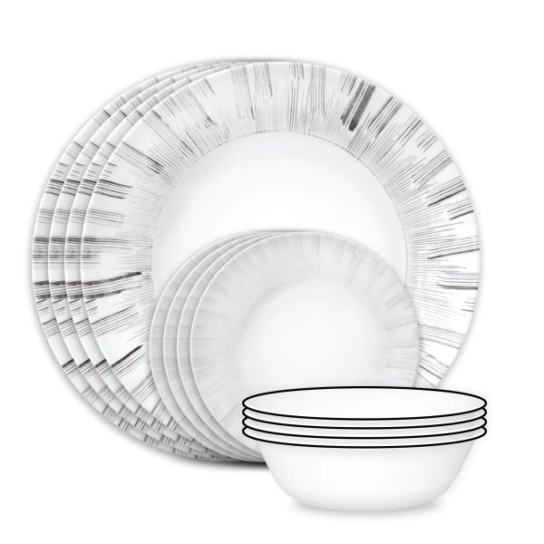 Corelle Dinnerware- Lightweight Arica 12-piece Dinnerware Set, Service for 4