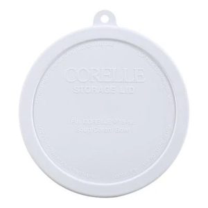 Corelle Dinnerware- Lightweight White Lid for 1-quart Serving Bowl