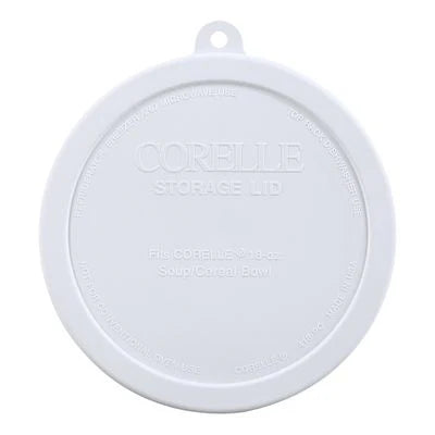 Corelle Dinnerware- Lightweight White Lid for 18-ounce Bowl