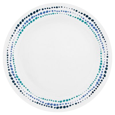 Corelle Dinnerware- Lightweight Ocean Blues 10.25 Dinner Plate