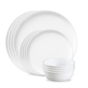 Corelle Dinnerware- Lightweight Mystic Gray 10.25 Dinner Plate