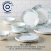 Corelle Dinnerware- Lightweight Salt Wash 12-piece Dinnerware Set, Service for 4