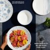 Corelle Dinnerware- Lightweight Botanical Stripes 18-ounce Cereal Bowls, 6-pack