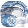 Corelle Dinnerware- Lightweight Portofino 32-piece Dinnerware Set, Service for 8