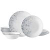 Corelle Dinnerware- Lightweight Indigo Speckle 18-piece Dinnerware Set, Service for 6