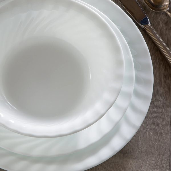 Corelle Dinnerware- Lightweight Enhancements 10.25 Glass Dinner Plate