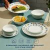 Corelle Dinnerware- Lightweight Anders 18-piece Dinnerware Set, Service for 6