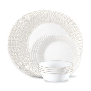 Corelle Dinnerware- Lightweight Grains And Greens Bowl, 4-pack