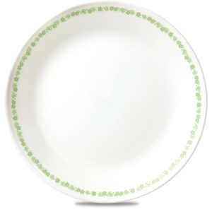 Corelle Dinnerware- Lightweight Spring Blossom Green 6.75 Appetizer Plate
