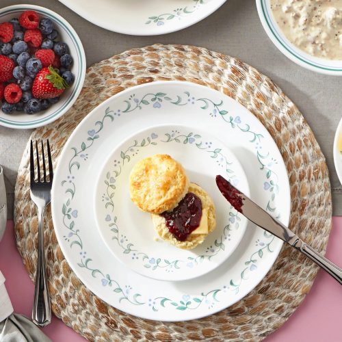 Corelle Dinnerware- Lightweight Country Cottage 12-piece Dinnerware Set, Service for 4