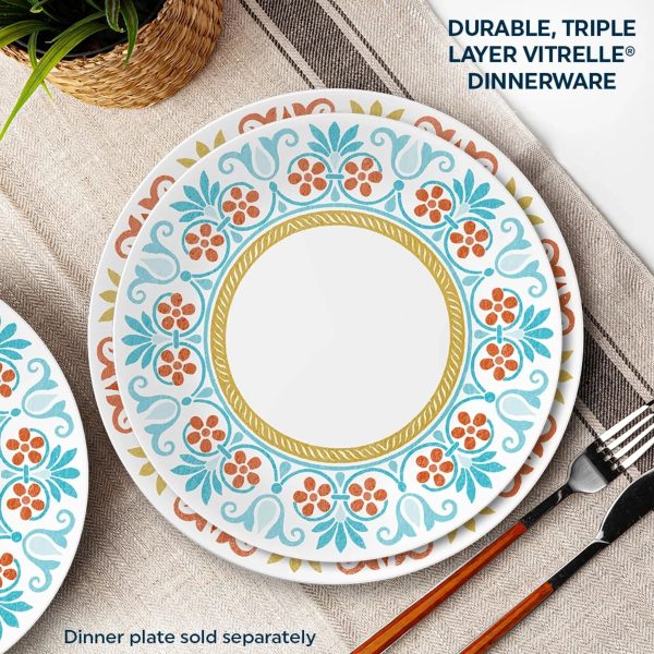 Corelle Dinnerware- Lightweight Global Collection Terracotta Dreams 8.5 Salad Plate