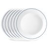 Corelle Dinnerware- Lightweight Caspian Lace 8.5 Lunch Plate, 6 pack