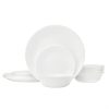 Corelle Dinnerware- Lightweight Winter Frost White 18-piece Dinnerware Set, Service for 6