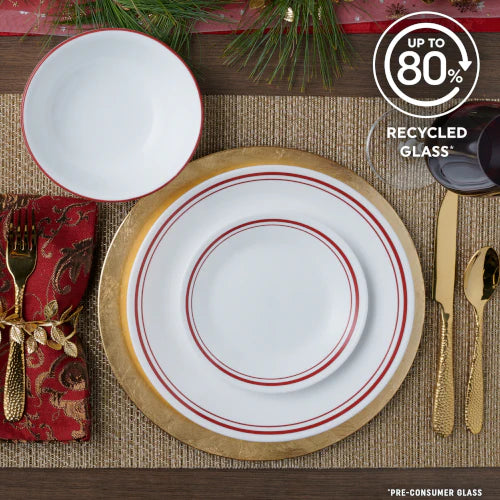 Corelle Dinnerware- Lightweight Logan 18-pc Dinnerware Set, Service for 6