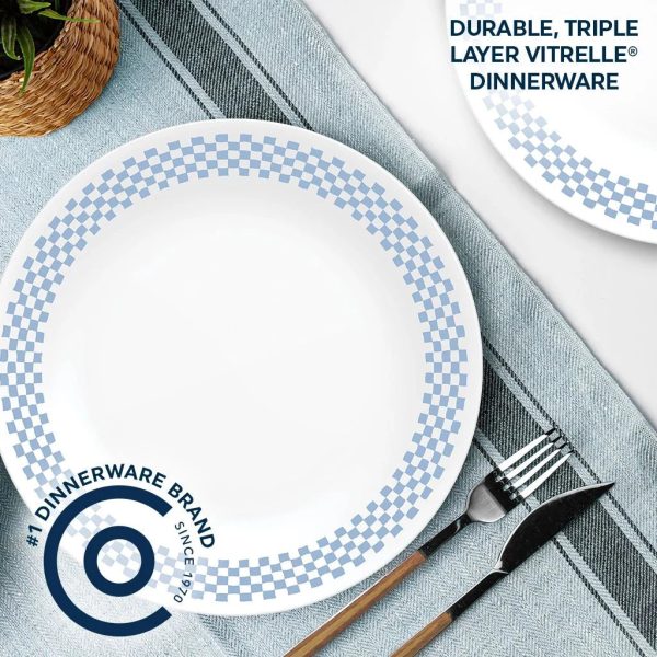 Corelle Dinnerware- Lightweight Amelia 10.25 Dinner Plate