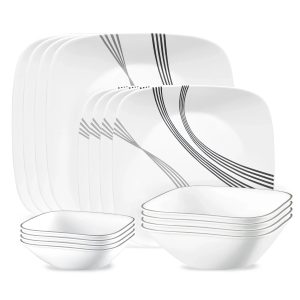 Corelle Dinnerware- Lightweight Urban Arc 10.5 Dinner Plate