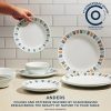 Corelle Dinnerware- Lightweight Anders 10.25 Dinner Plate