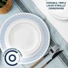 Corelle Dinnerware- Lightweight Amelia 12-piece Dinnerware Set, Service for 4 Corelle Dinnerware- Lightweight Amelia 12-piece Dinnerware Set, Service for 4