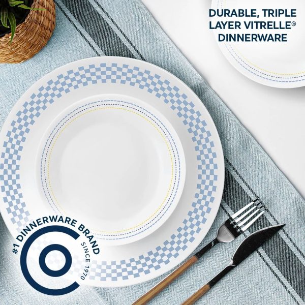 Corelle Dinnerware- Lightweight Amelia 12-piece Dinnerware Set, Service for 4 Corelle Dinnerware- Lightweight Amelia 12-piece Dinnerware Set, Service for 4