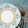Corelle Dinnerware- Lightweight Global Collection Terracotta Dreams 8.5 Salad Plate