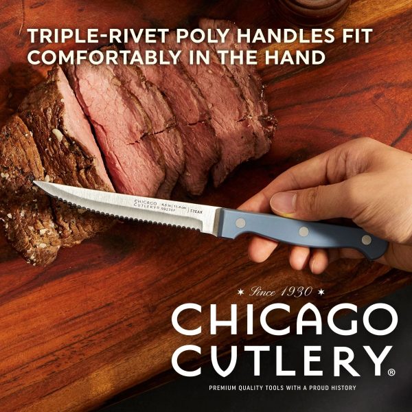 Corelle Dinnerware- Lightweight Halsted 7-piece Steak Knife Set