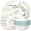 Corelle Dinnerware- Lightweight Wildflower Scatter 32-piece Dinnerware Set, Service for 8