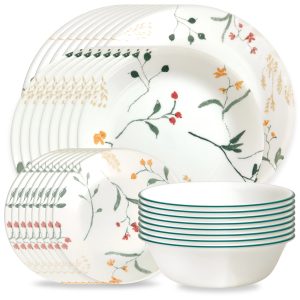 Corelle Dinnerware- Lightweight Wildflower Scatter 6.75 Appetizer Plate