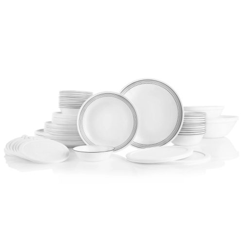 Corelle Dinnerware- Lightweight Mystic Gray 6.75 Appetizer Plate