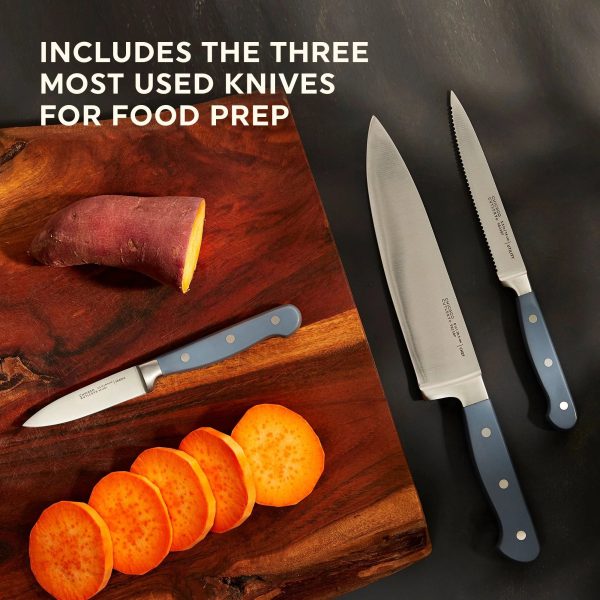 Corelle Dinnerware- Lightweight Halsted 3-piece Knife Set
