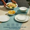 Corelle Dinnerware- Lightweight Spring Blossom Green 12-piece Dinnerware Set, Service for 4