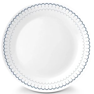 Corelle Dinnerware- Lightweight Caspian Lace 10.25 Dinner Plates, 6-pack