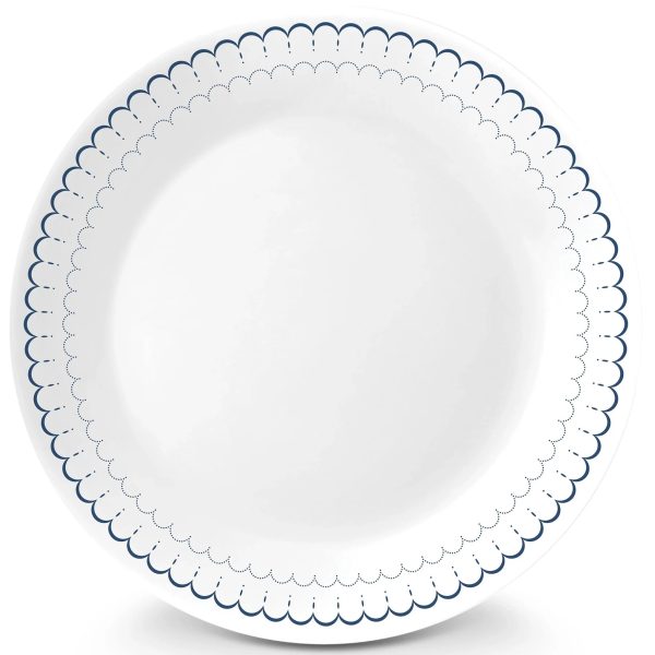 Corelle Dinnerware- Lightweight Caspian Lace 10.25 Dinner Plate